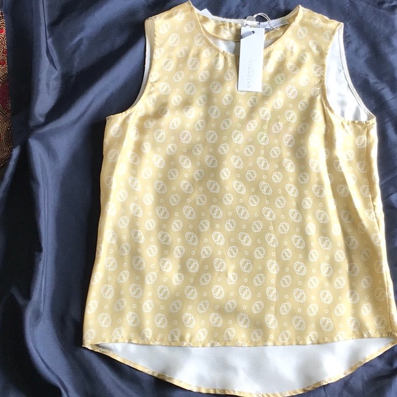 Antonelli Firenze 100% Silk sleeveless Blouse IT42 - Picture 1 of 4